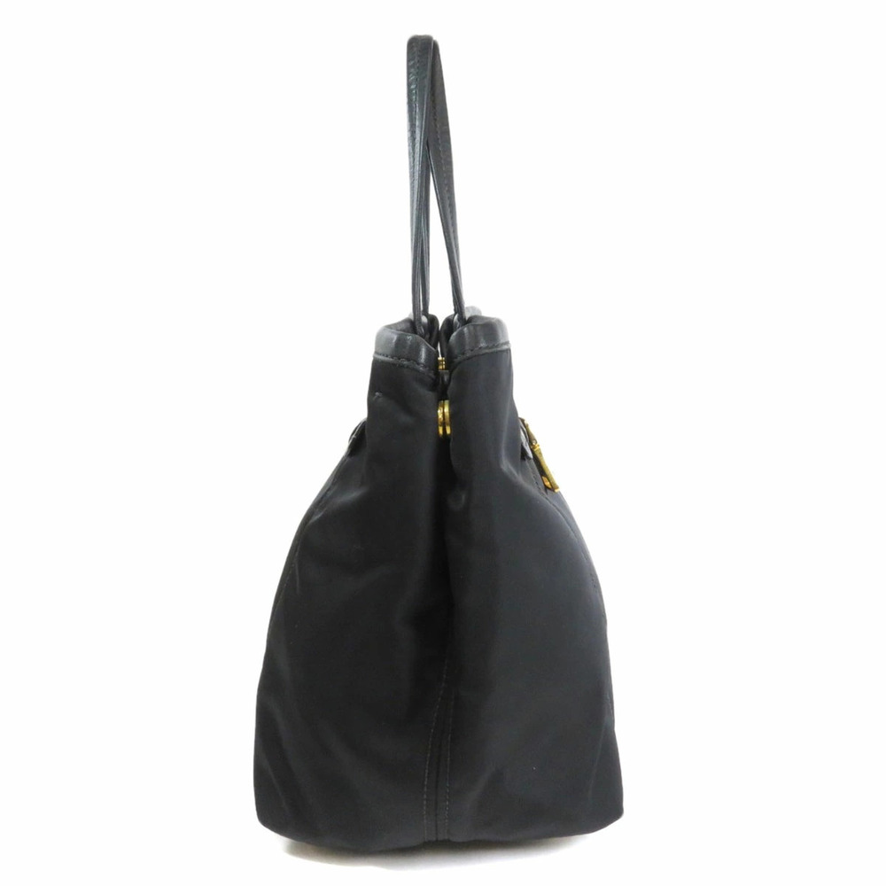 Prada 2way convertible tote bag black leather - Picture 3 of 11